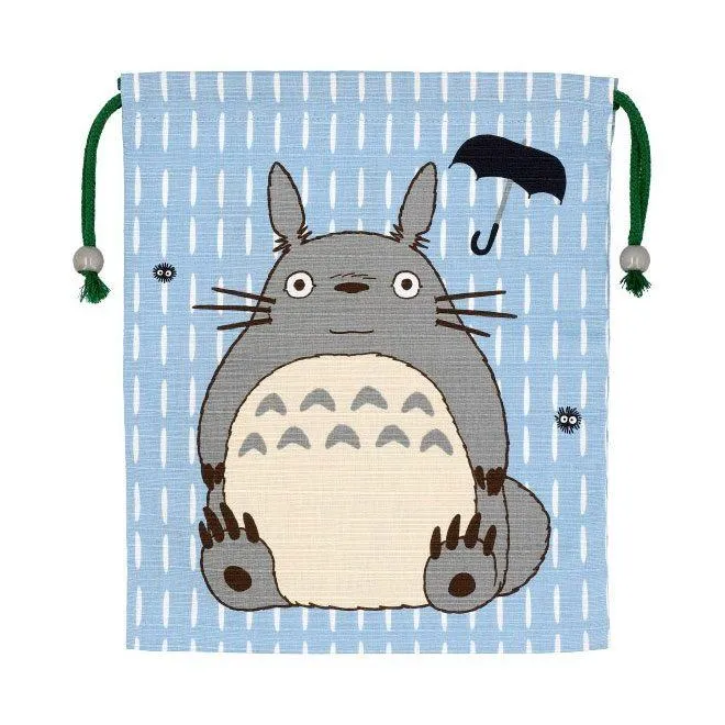 GHIBLI - My Neighbor Totoro - Blue Cloth Bag 14x17cm